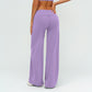 High-waisted loose wide-leg pants