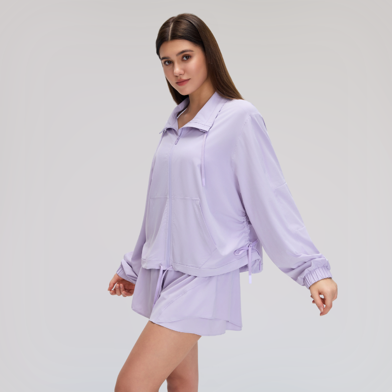 Wholesale loose casual athletic jacket