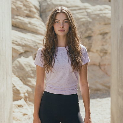 Wholesale Women's short sleeve tee quick dry running gym top