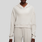 Loose-fitting sports pants + hooded sports sweatshirt two-piece set