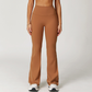 Wholesale Women's High-Waist Slim Wide-Leg Athletic Pants