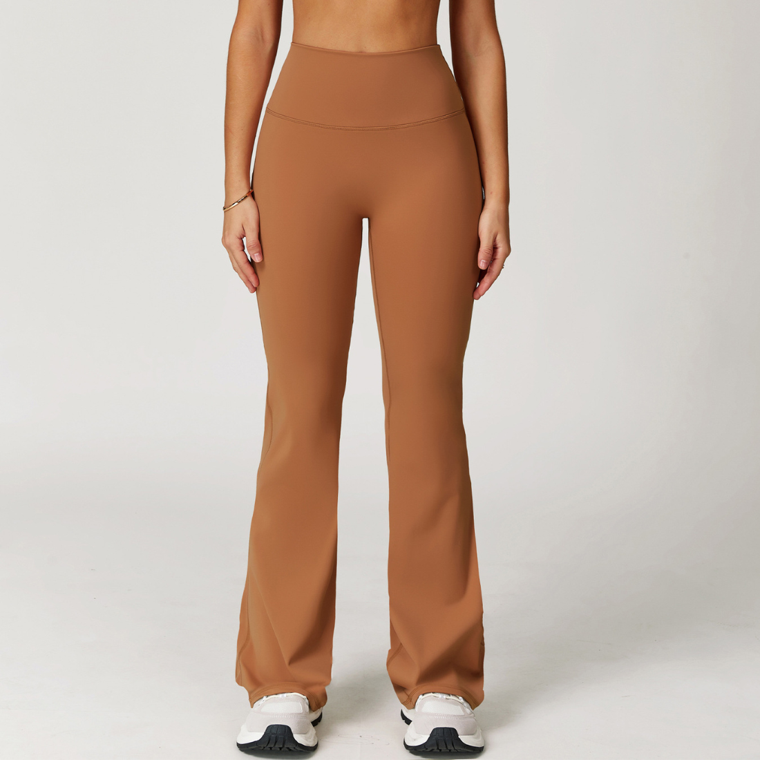 Wholesale Women's High-Waist Slim Wide-Leg Athletic Pants