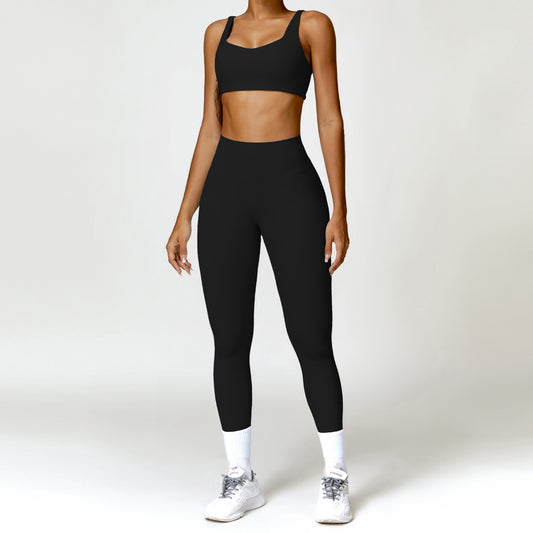 Wholesale Nude Sport bra + high | Wonderxfans bulk activewear