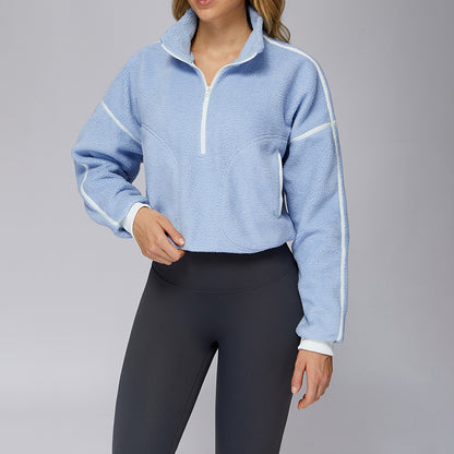 Stand collar windproof sports jacket