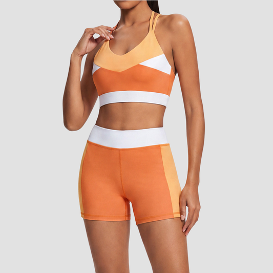 Wholesale Women's & Kids' Matching Yoga Set – Printed Pilates Bra & Leggings Mother-Daughter