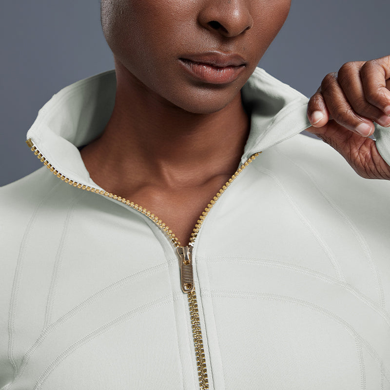 Women's Stand Collar Zip-Up Yoga Jackets