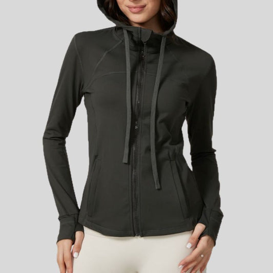 Wholesale womens hooded zip jacket | Wonderxfans bulk activewear