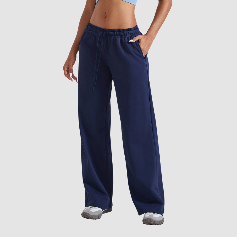 Wholesale adjustable sports sweatpants with drawstring