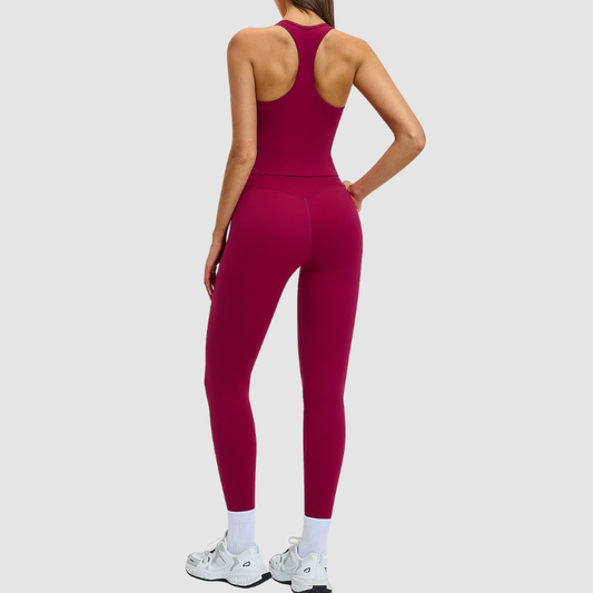 Wholesale racerback tank top + leggings | Wonderxfans bulk activewear