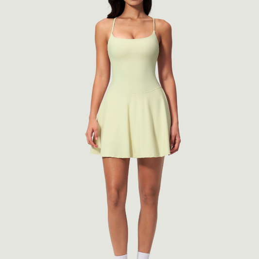 Wholesale Removable Breast Anti-Exposure Tennis Dress