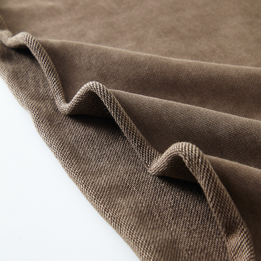 Wholesale Washed Raw-Edge Long Sleeve Top – Cropped Cotton Streetwear