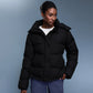 Drawcord-Hood Windproof Down Parka