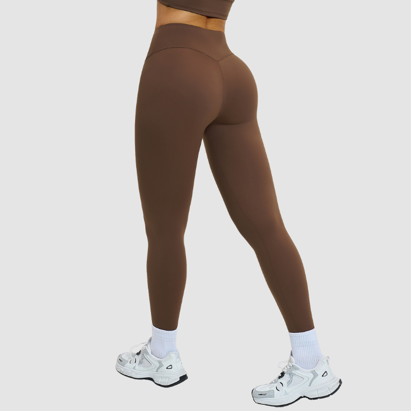 Aldeia de ioga com cintura alta