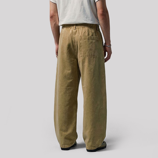 Wholesale Men's Cooling Lyocell Balloon Pants – Retro Wide Leg Cargo Pants