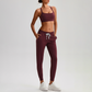 Wholesale Naked-Feel Open-Back Sports Bra & High-Waist Jogger Pants Set – Sculpting Yoga 2-Piece