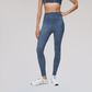 Wholesale denim-style high-waisted leggings