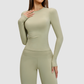 Yoga running sports long sleeve tops