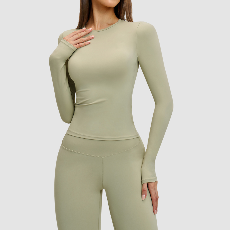 Yoga running sports long sleeve tops