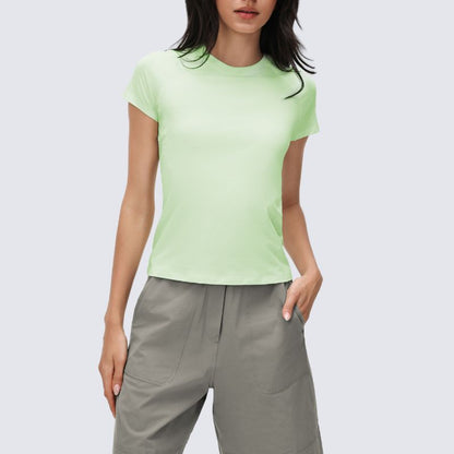 Wholesale loose-fitting crew neck T-shirts