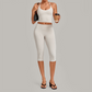 Wholesale Women's Halter Neck Yoga Set – High Elasticity Capri Pants Fitness Activewear