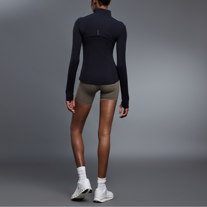 Women's Stand Collar Zip-Up Yoga Jackets