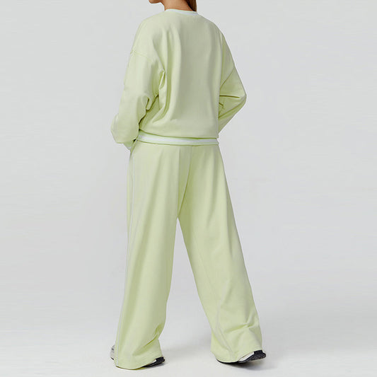 Wholesale Contrasting Color long sleeve Sweatshirt | Wonderxfans bulk activewear