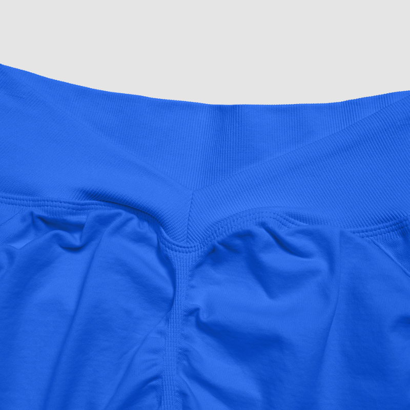 Wholesale Seamless Cross-Back Sports Bra & High-Waist Biker Shorts Set – Quick-Dry Yoga 2-Piece