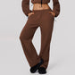 Wholesale fleece wide-leg sweatpants