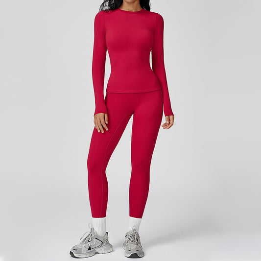 Wholesale round neck long sleeve top | Wonderxfans bulk activewear