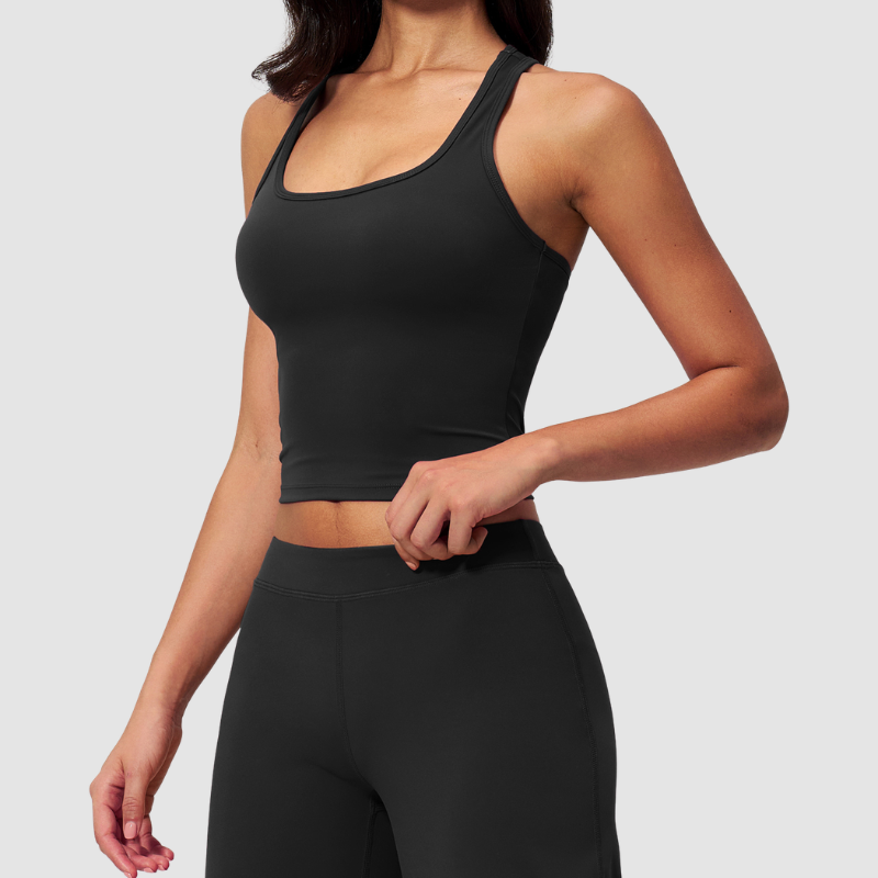 Wholesale Women's I-shape back removable padded tank top