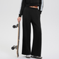 Women's Activewear Color-Block Jacket & Straight-Leg Pants Sports Set