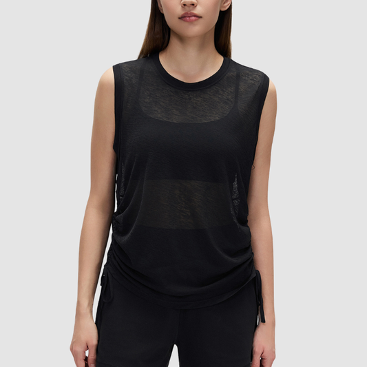 Wholesale round-neck lightweight breathable sleeveless sports vest