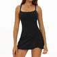 cross back and Thin shoulder straps yoga tennis dress