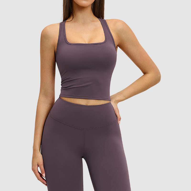 Skinny Skin Dry U Neck Yoga Top Top