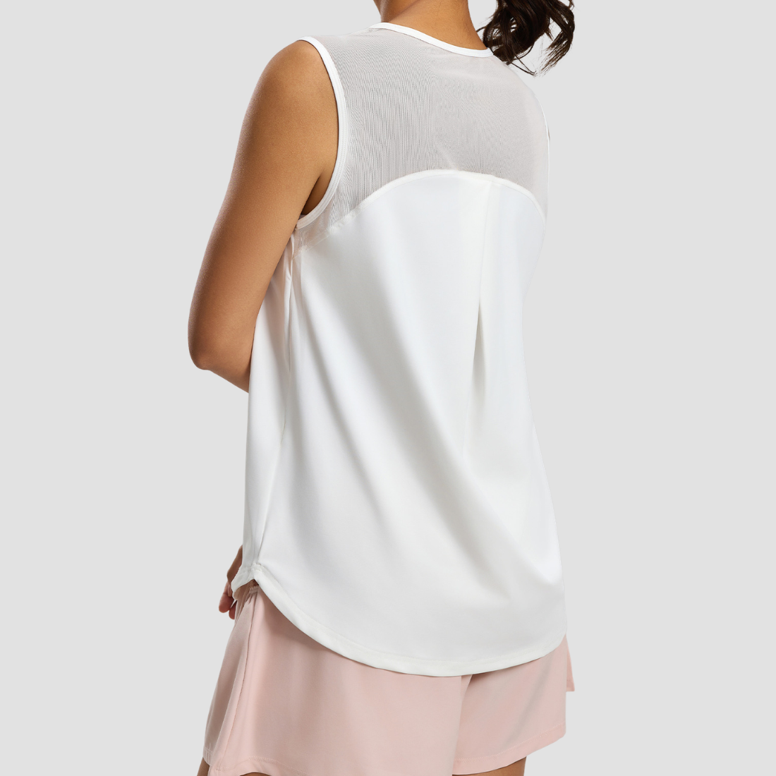 Wholesale Women's Loose Mesh Back Quick-Dry Yoga Tank Top