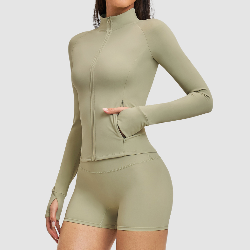 Wholesale Stand collar zipper jacket | Wonderxfans bulk activewear