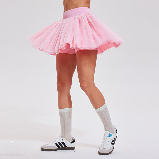 Wholesale Polo-V Mesh A-Line Skort Set | Wonderxfans bulk activewear