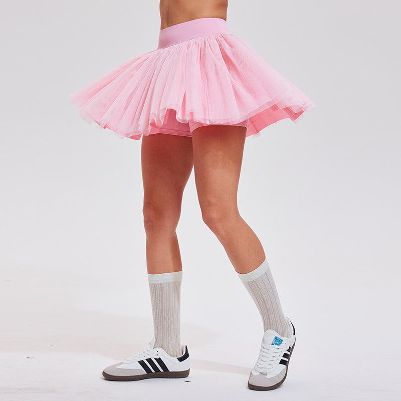Wholesale Polo-V Mesh A-Line Skort Set | Wonderxfans bulk activewear