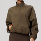 Wholesale Women's Quick drying high elasticity Stand-Collar Zip Sports Jacket