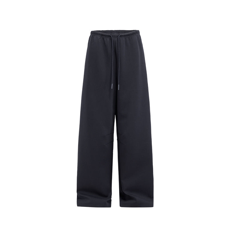 High waist wide-leg trousers