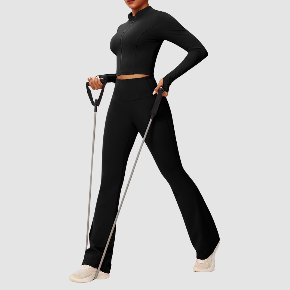 Wholesale Women's High-Stretch Breathable Yoga Three-Piece Set