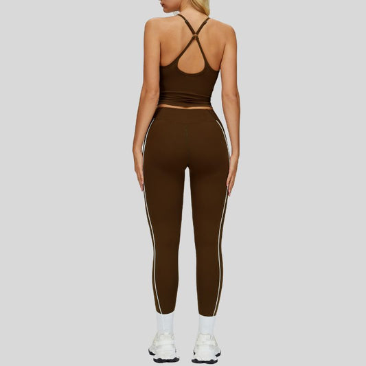 Wholesale Beautiful Back Slimming Tank top+High-waisted | Wonderxfans bulk activewear