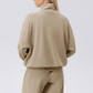 Wholesale Women's Half-Zip Pullover Sports Sweatshirt – Relaxed Fit Outdoor Running Jacket
