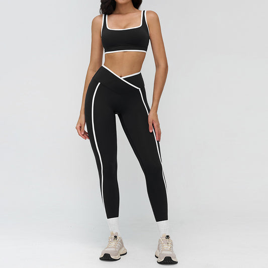 Wholesale Women's Contrasting Color Wide Strap | Wonderxfans bulk activewear