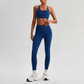 Wholesale Naked-Feel Sports Bra & High-Waist Biker Shorts Set – Quick-Dry Yoga 2-Piece set