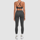Wholesale Women’s Spliced Cami Sports Bra & Cropped Leggings Yoga Set