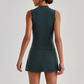 Wholesale Naked-Feel Yoga Set – Sleeveless Crop Top & High-Waist Shorts 2-Piece Activewear