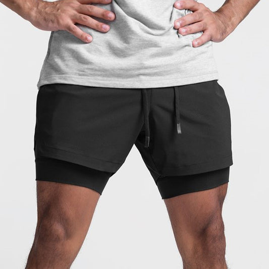 Wholesale Men's double-layer quick drying sports | Wonderxfans bulk activewear