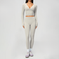 Wholesale Women's Cream-Feel Fleece Long Sleeve Top & High-Waist Leggings Set