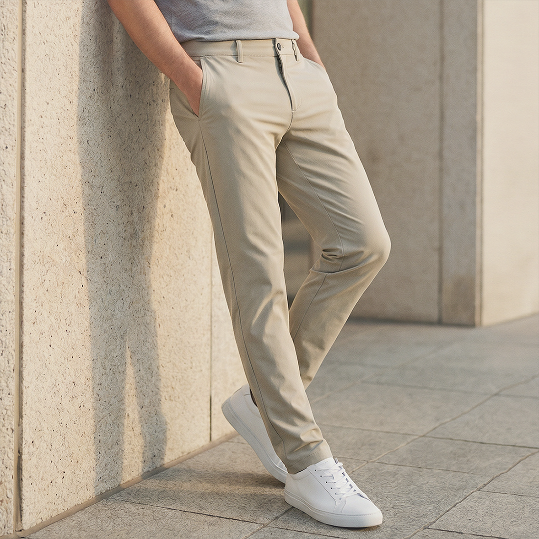 Men's Straight Leg Casual Pants